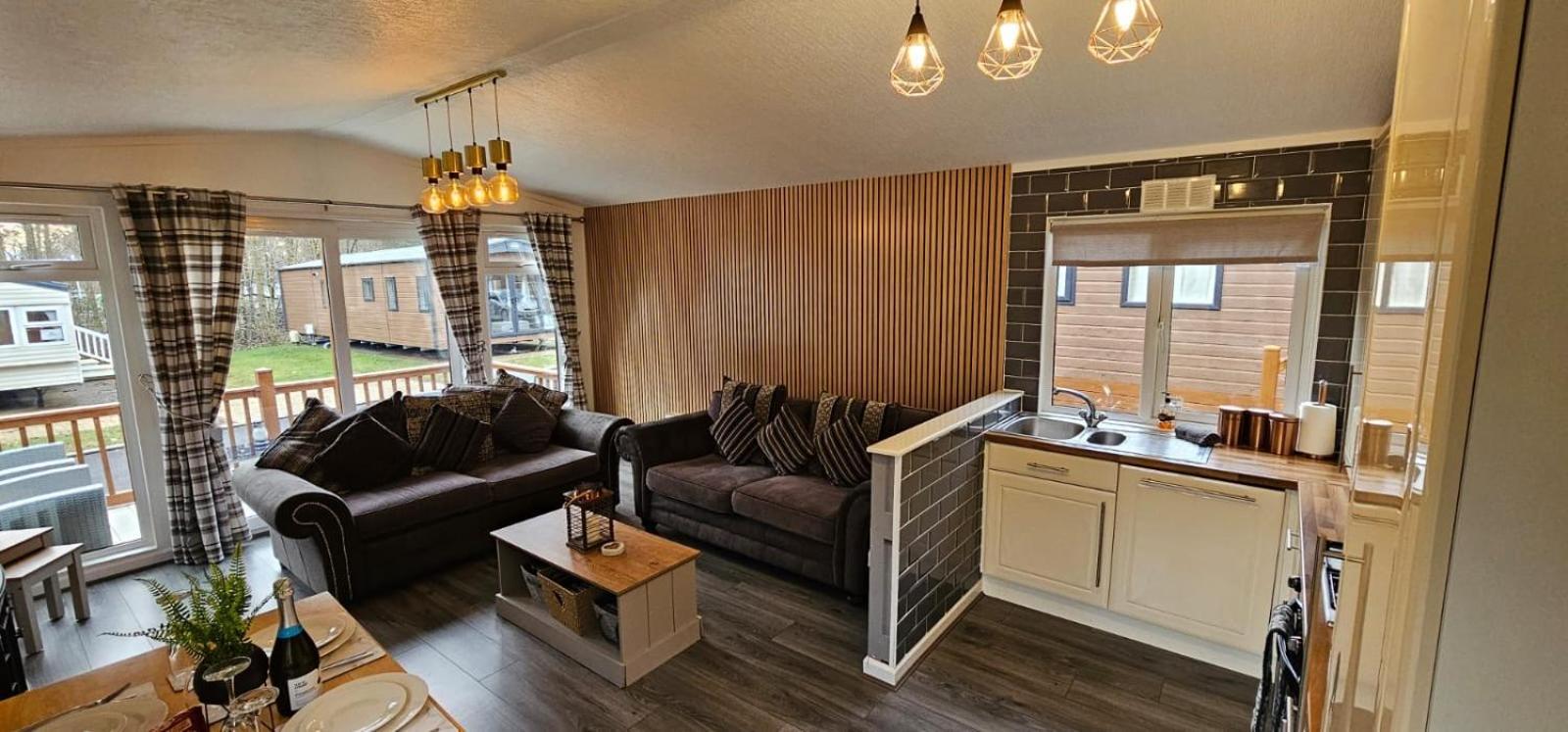 Tranquil Lodge Hot Tub And Free Golf Swarland Exteriér fotografie